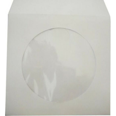 Φάκελος CD Λευκό 15,5x12,5 Αυτοκόλλητο (25άδα)