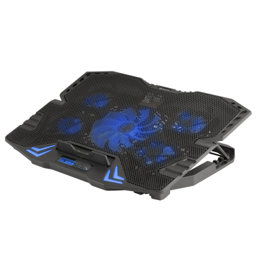 Ngs Electronics Gaming Cooler Gcx-400 Με 5 Fan Και Lcd Οθονη