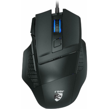 Roar Ενσύρματο Gaming Ποντίκι Rr-0011 Οπτικό 4800DPI 7 Πλήκτρα Μαύρο