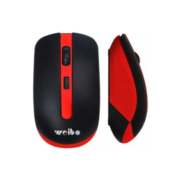 Mouse Usb Wireless Weibo RF-4000 Red