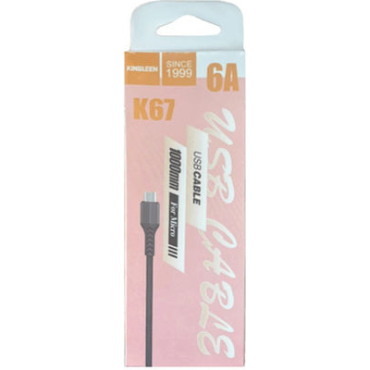 Kingleen USB-A σε Micro Καλώδιο Μαύρο 1m