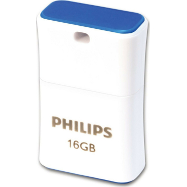 Philips Pico 16GB USB 2.0 Stick Λευκό - Μπλε
