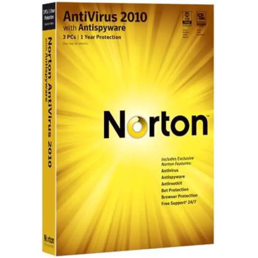 Norton Antivirus 2010gk 3pc