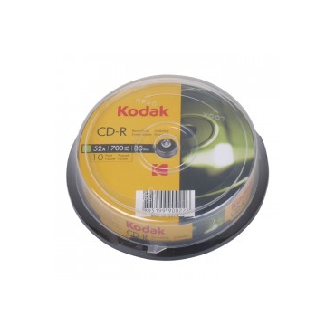 Kodak Cd-R 52X 700Mb 80Min 10-Pack
