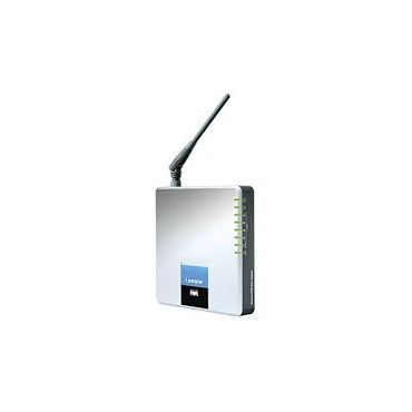 Linksys WAG200G ADSL2+Modem Annex B WiFiG & 4Port Switch ISDN