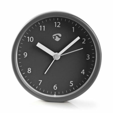 Επιτραπέζιο Ρολόι Nedis με Ξυπνητήρι Grey CLDK006GY