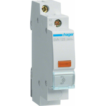 Hager Ενδεικτικο Ραγας Πορτοκαλι 230v