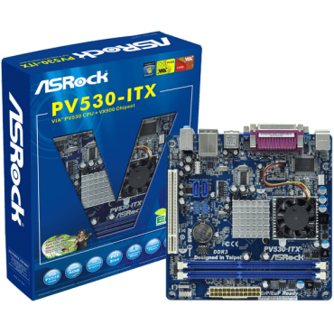 M-Itx Via Pv530/Vx900 2Ddr3 1Pci Lan Sata2 Vga/Dsub