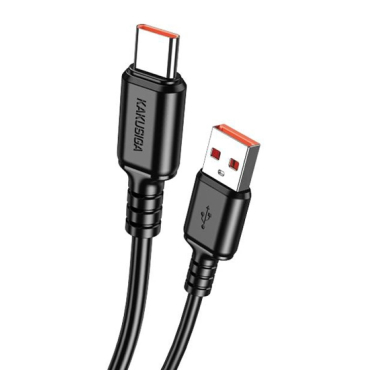 Kakusiga USB 2.0 Cable USB-C male - USB-C 15W Μαύρο 1m