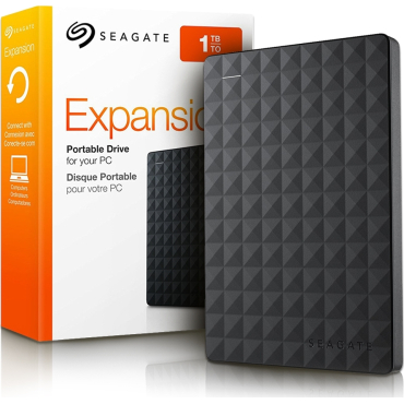 Seagate Eξωτερικός Σκληρός Δίσκος 2.5 Expansion Portable 1TB Μαύρο