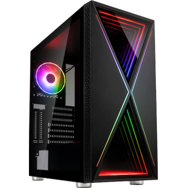 Kolink Void X ARGB Midi Tower Tempered Glass Black