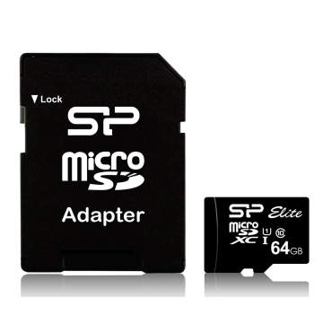 Silicon Power κάρτα μνήμης MicroSDXC USH-1 64GB Class 10