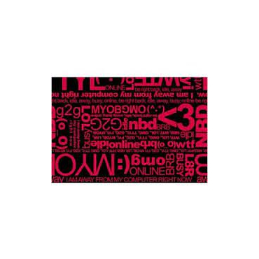 G-CUBE Αυτοκόλλητο Κάλυμμα ChatRoom για Notebook Skin (RED)