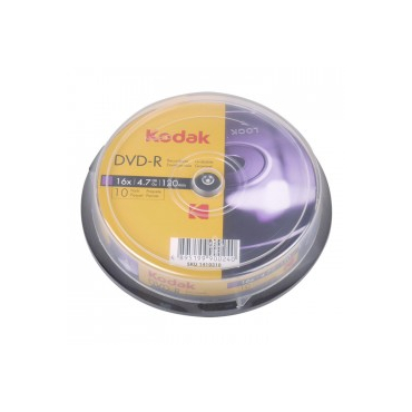 Kodak Dvd-R 16X 4.7Gb 120Min 10-Pack