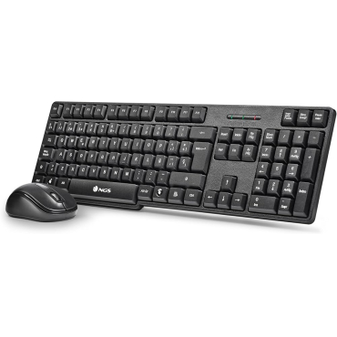 NGS Electronics 2.4Ghz Keyboard & Mouse Set + Android Usb Otg Adapter