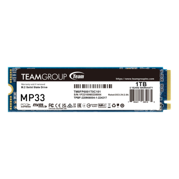 TeamGroup MP33 Pro SSD 1TB M.2 NVMe PCI Express 3.0
