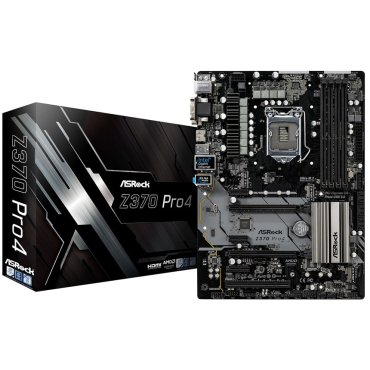 Asrock Mainboard ATX S1151 Z370 4DDR4 2PCIe16X 4PCIe1x