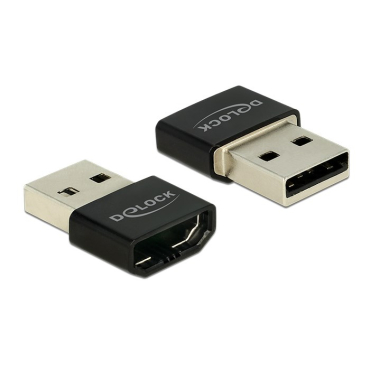 DeLock αντάπτορας USB σε HDMI-A θηλυκό μαύρος