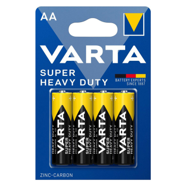 Varta Μπαταρίες Zinc Carbon Super Heavy Duty AA/R6P 1.5V 4τμχ