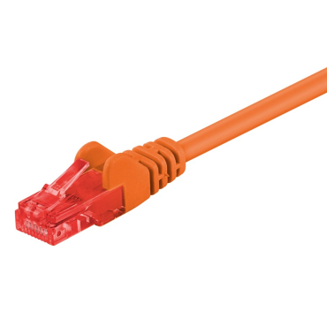 Goobay Καλώδιο Δικτύου 95262 Cat 6 U Utp Cca 250MHz 1m Πορτοκαλί