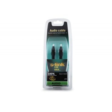 Καλώδιο TOSLINK Οπτική Ίνα, M/M 2m SLX-422