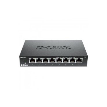 D-LINK 8-Port Fast Ethernet Unmanaged Desktop Switch