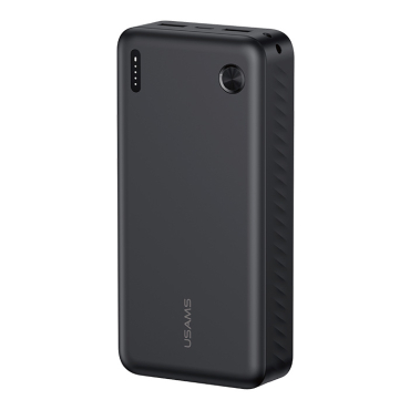 USAMS Power Bank CD254, 2x Θύρες Εξόδου 20000mAh 10W Μαύρο
