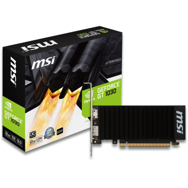 MSI Nvidia GeForce GT1030 / 2GB DDR5 Silent with fan Box