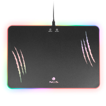 Ngs Electronics Gaming Mouse Pad Gpx-600 Rgb 7 Colors Led