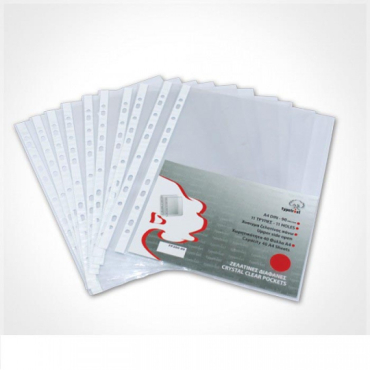 Typotrast Ζελατίνες Α4 με 11 Τρύπες 0,04mm (συσκ. 100τεμ.)