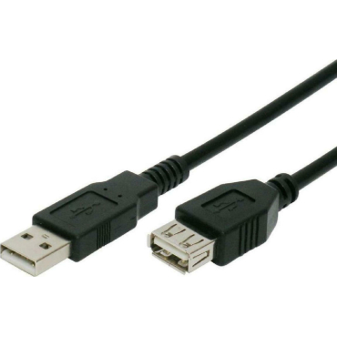 Powertech Καλώδιο Προέκτασης USB 480Mbps 3m Μαύρο