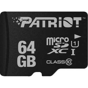 Patriot LX microSD/XC 64GB Class 10 U1 High Speed