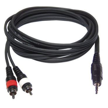 Καλώδιο Ήχου 3.5Mm Stereo 2 Rca M/M 3.0M Av303-126
