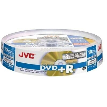 Jvc Taiyo Yuden Dvd+R 4.7gb 16x Gold Cakebox 10 Made In Japan