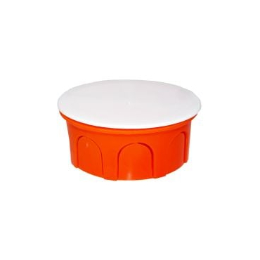 Courbi Courbox Κουτί Διακλάδωσης Στρογγυλό Ντ Φ72 Πορτοκαλί