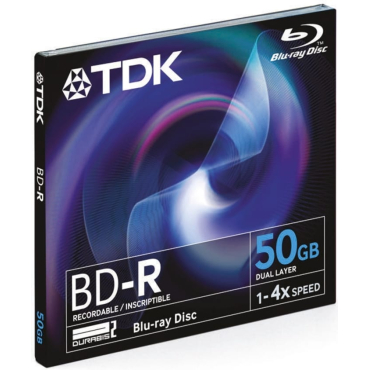Dvd-r Blu-ray 50gb 4x Tdk