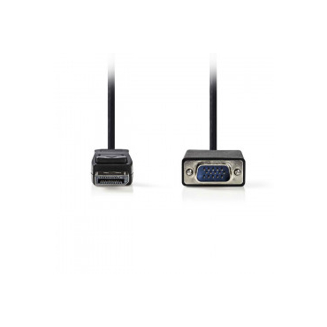 Nedis Καλώδιο Εικόνας DisplayPort Αρσ. - VGA Αρσ 1.00m