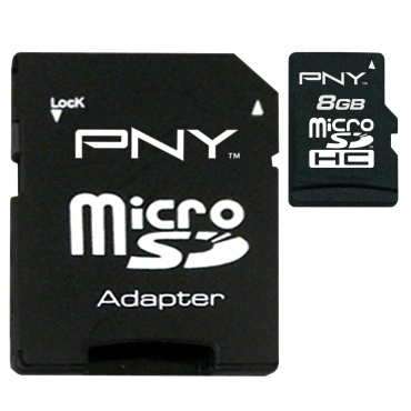 Pny MicroSDHC 8GB Mobility