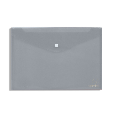 Φάκελος Κουμπί Α4 Grey Typotrast