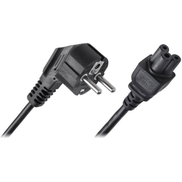 Καλώδιο Τροφοδοσίας 3x0.75mm2 1.5m Για Laptop Μαύρο Yun