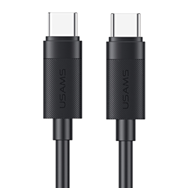 Usams καλώδιο USB-C 60W, 480Mbps, 1m, μαύρο