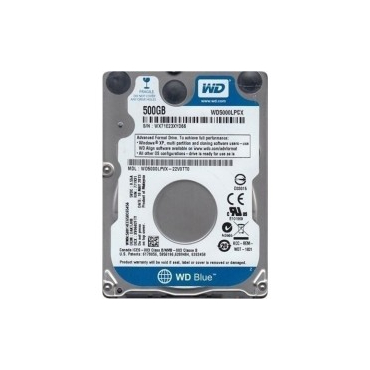 Hdd Wd Blue 500Gb 2.5 5400Rpm Sataiii 16Mb Cache 7Mm