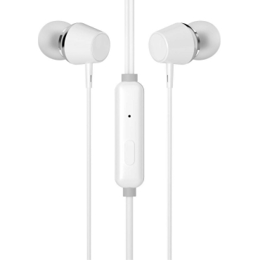 HP In-ear Handsfree με Βύσμα 3.5mm λευκό DHE-7000
