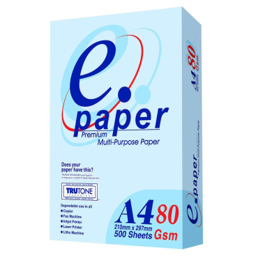 E-Paper Φωτοτυπικό Χαρτί Α4 80gr/m² 500 Φύλλα