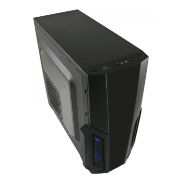 Lc Power Atx Case Gaming 982B Redeemer Black Alum Με Παράθυρο
