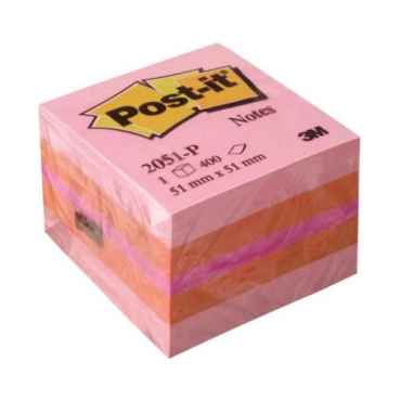 POST-IT 3M 2051-Pink ΚΥΒΟΣ mini