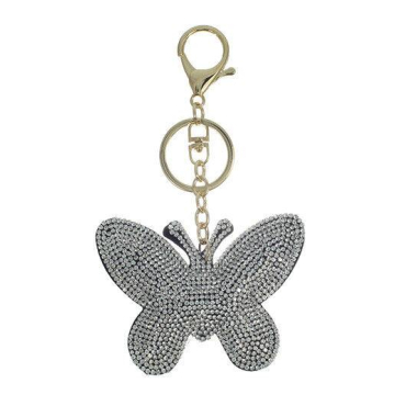 Μπρελόκ strass butterfly