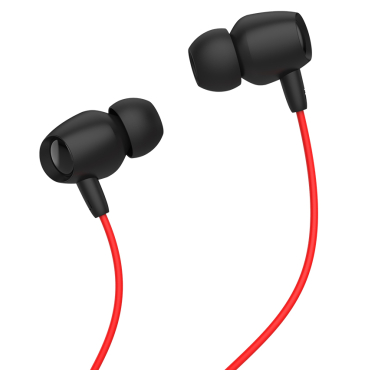 Celebrat earphones Fly-1 με μικρόφωνο 10mm 3.5mm 1.2m κόκκινα
