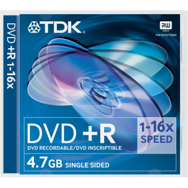 Tdk Dvd-R 16X Slim Case