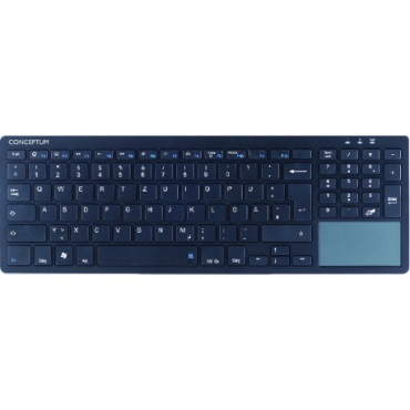 Conceptum KBW02 Ασύρματο Πληκτρολόγιο με Touchpad